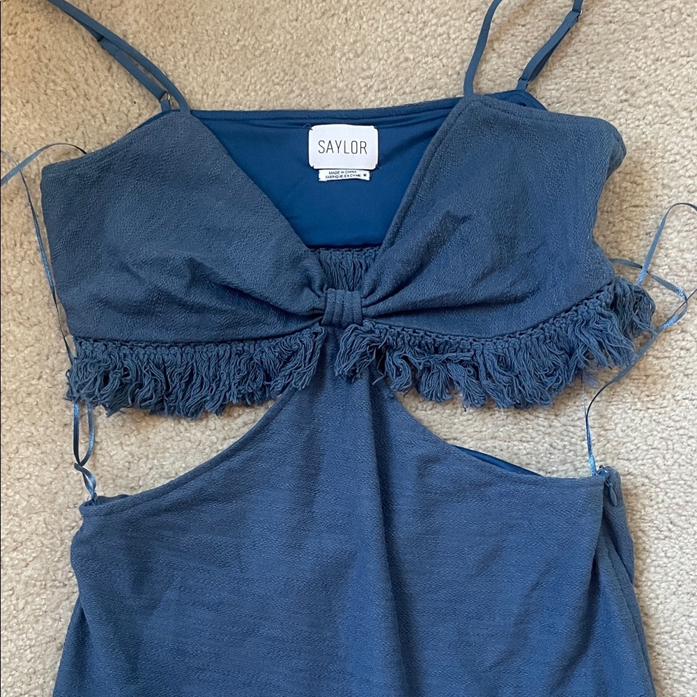 SAYLOR Cornflower Blue Dress - Picture 3 of 3